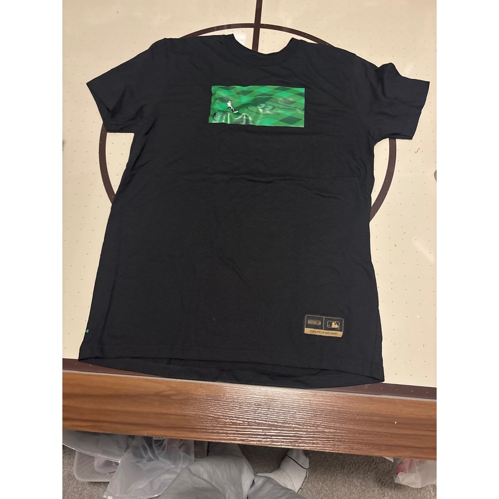 1297 Baseballism MLB For Love of the Game Graphic T-Shirt Black Large NWT